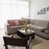 Sala en L Fendi - Mesa Revistero + Silla Orion