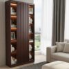 Biblioteca 204 Puerta corrediza con luz LED